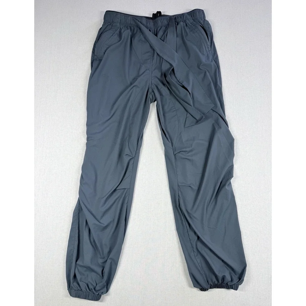 Paskho Balloon‎ Pants Serene Joggers Sz L Gray Relaxed Boho Travel Athleisure